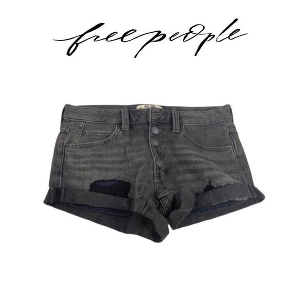 NWT Free People Black shorts. Sz 27 - Picture 1 of 4